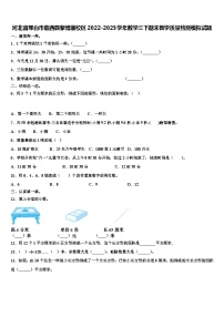 河北省邢台市临西县黎博寨校区2022-2023学年数学三下期末教学质量检测模拟试题含解析