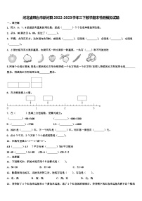 河北省邢台市新河县2022-2023学年三下数学期末检测模拟试题含解析