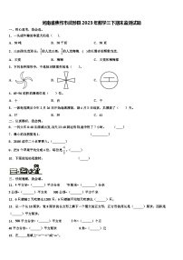 河南省焦作市武陟县2023年数学三下期末监测试题含解析