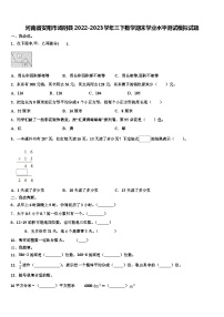 河南省安阳市汤阴县2022-2023学年三下数学期末学业水平测试模拟试题含解析