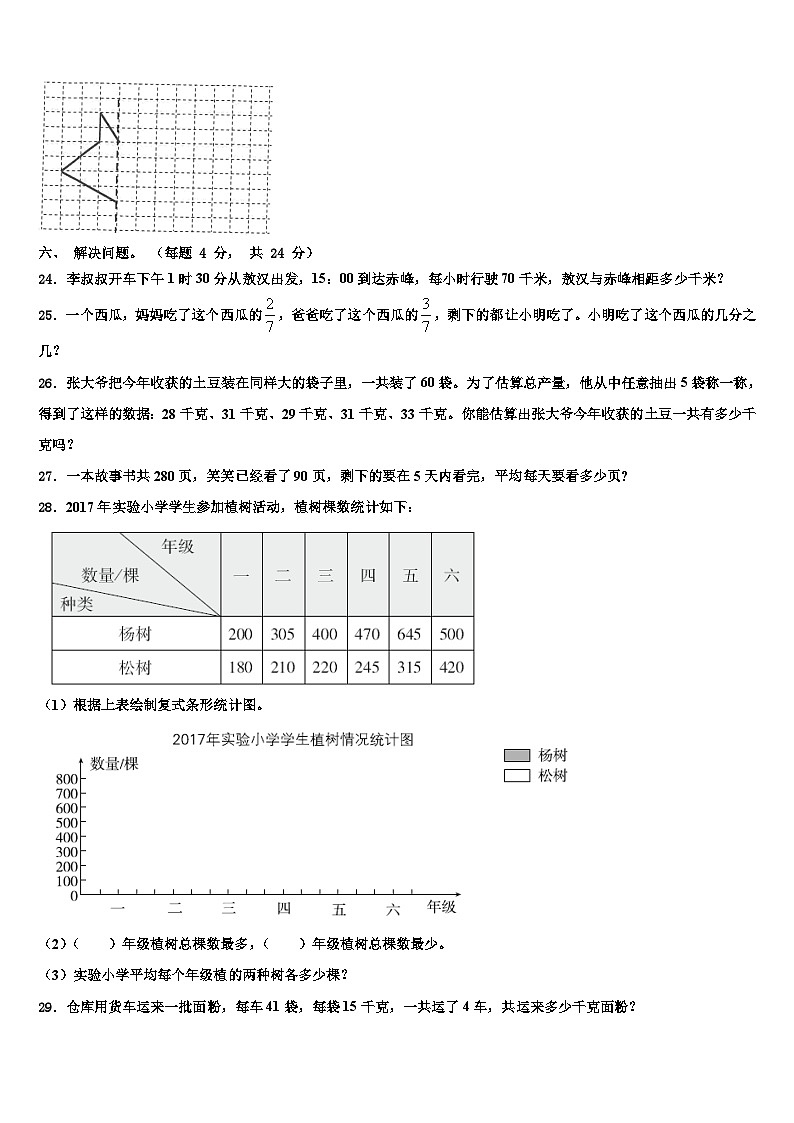 河南省南阳市方城县2023届三下数学期末综合测试模拟试题含解析第3页