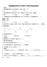 河南省南阳市唐河县2023年数学三下期末学业质量监测试题含解析