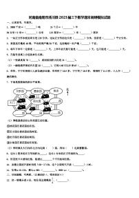 河南省南阳市淅川县2023届三下数学期末调研模拟试题含解析