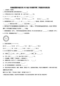 河南省濮阳市南乐县2023届三年级数学第二学期期末经典试题含解析