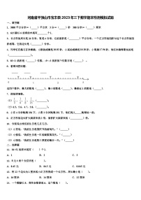 河南省平顶山市宝丰县2023年三下数学期末检测模拟试题含解析