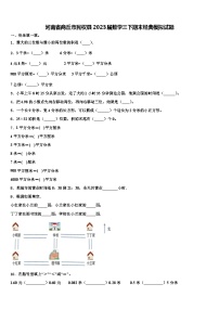 河南省商丘市民权县2023届数学三下期末经典模拟试题含解析