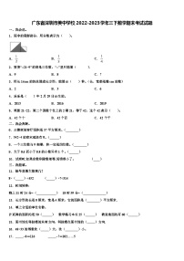 广东省深圳市美中学校2022-2023学年三下数学期末考试试题含解析