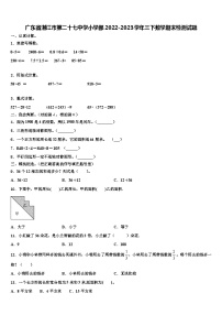 广东省湛江市第二十七中学小学部2022-2023学年三下数学期末检测试题含解析