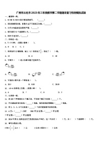 广州市从化市2023年三年级数学第二学期期末复习检测模拟试题含解析