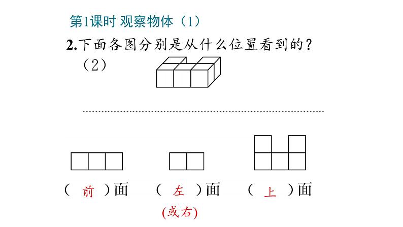 2 观察物体(二)课件PPT06