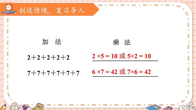 西南2数上 一 表内乘法（一）2. 1,2的乘法口诀 PPT课件+教案03