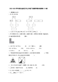 2022-2023学年湖北省武汉市三年级下册数学期末检测卷（A卷）含解析