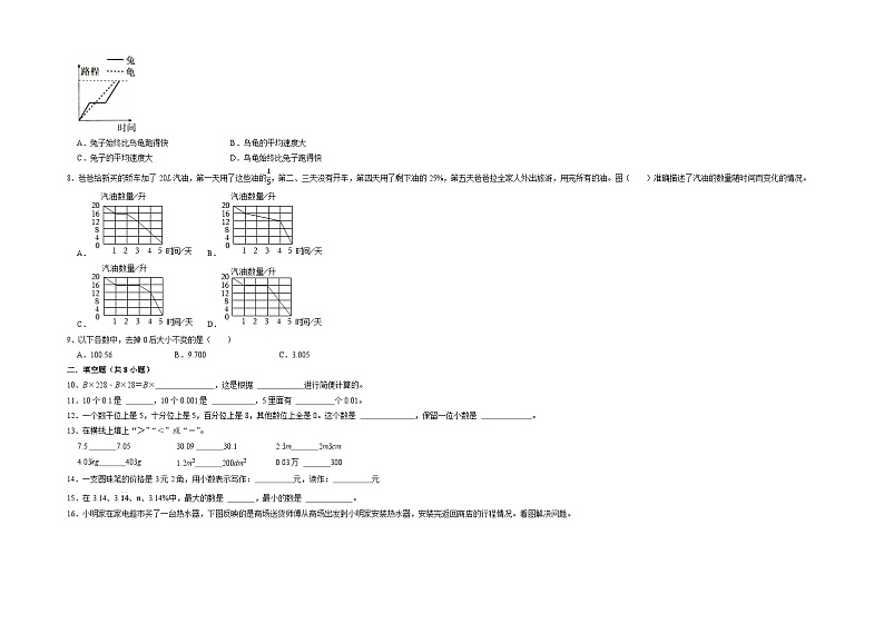 （期末预测卷）期末测试冲刺卷-2022-2023学年四年级下册数学押题卷（沪教版）第2页