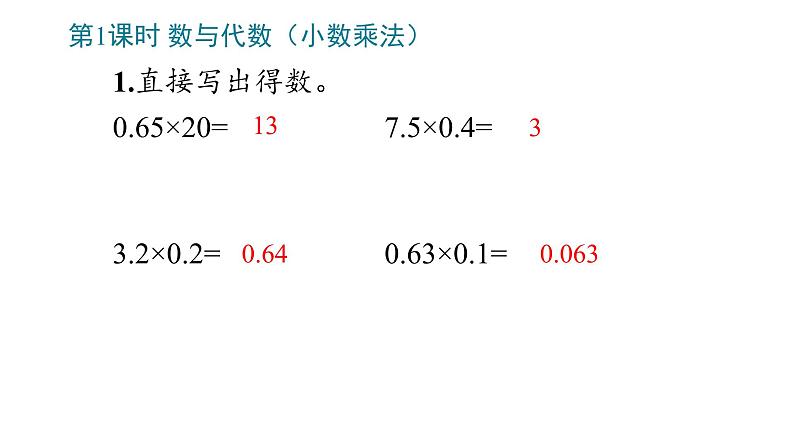 8.总复习（五年级上）课件PPT第3页