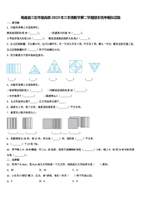 海南省三亚市临高县2023年三年级数学第二学期期末统考模拟试题含解析