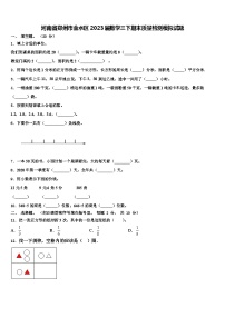 河南省郑州市金水区2023届数学三下期末质量检测模拟试题含解析