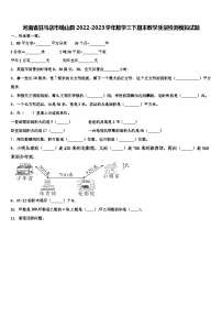 河南省驻马店市确山县2022-2023学年数学三下期末教学质量检测模拟试题含解析