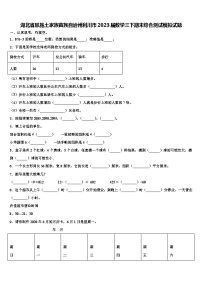 湖北省恩施土家族苗族自治州利川市2023届数学三下期末综合测试模拟试题含解析