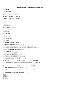 淮阳县2023年三下数学期末经典模拟试题含解析