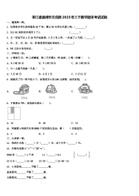 浙江省温州市文成县2023年三下数学期末考试试题含解析