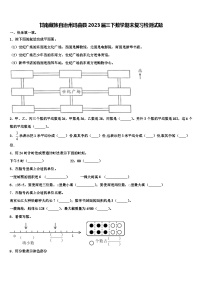 甘南藏族自治州玛曲县2023届三下数学期末复习检测试题含解析