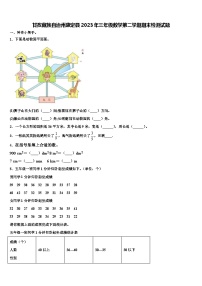 甘孜藏族自治州康定县2023年三年级数学第二学期期末检测试题含解析