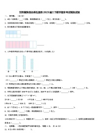 甘孜藏族自治州石渠县2023届三下数学期末考试模拟试题含解析