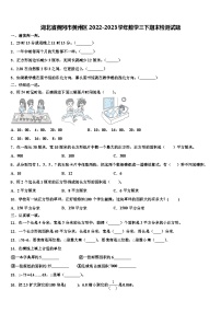 湖北省黄冈市黄州区2022-2023学年数学三下期末检测试题含解析