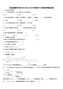 湖北省襄樊市老河口市2022-2023学年数学三下期末联考模拟试题含解析