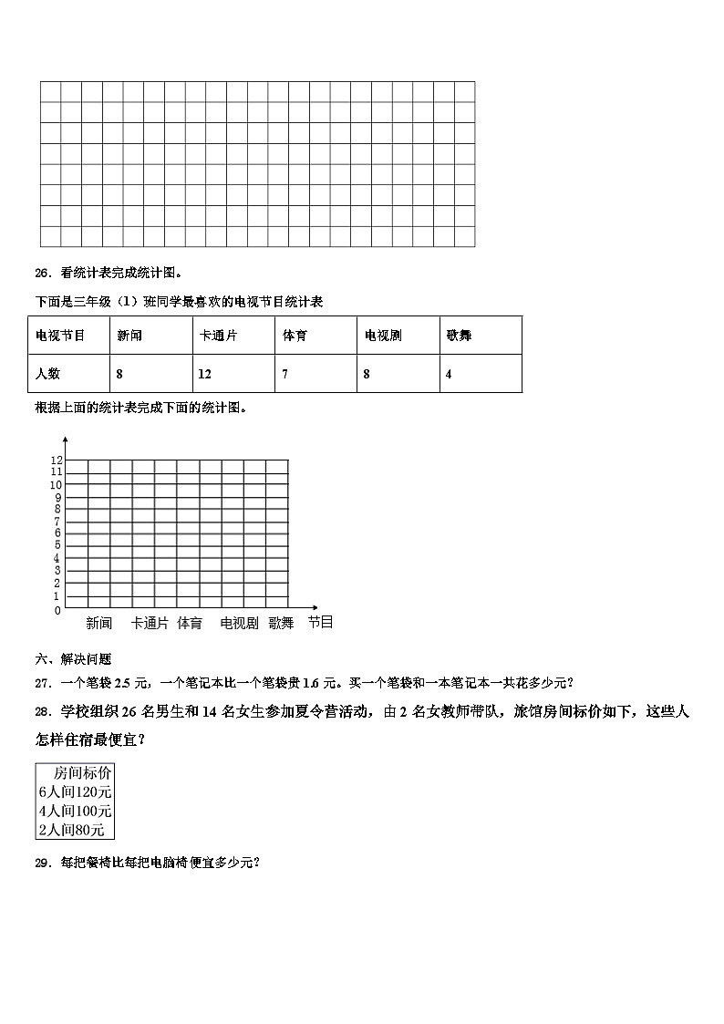 湖南省怀化市部分县区2023届数学三下期末经典模拟试题含解析第3页