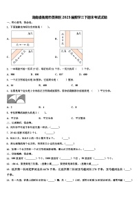 湖南省衡阳市蒸湘区2023届数学三下期末考试试题含解析