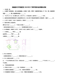 湖南省长沙市雨花区2023年三下数学期末监测模拟试题含解析