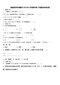 湖南省株洲市醴陵市2023年三年级数学第二学期期末联考试题含解析