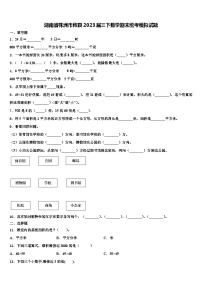 湖南省株洲市攸县2023届三下数学期末统考模拟试题含解析