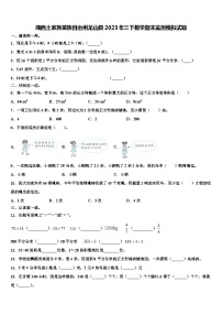 湘西土家族苗族自治州龙山县2023年三下数学期末监测模拟试题含解析