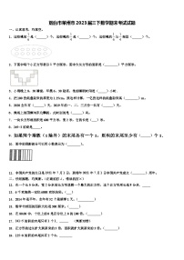 烟台市莱州市2023届三下数学期末考试试题含解析