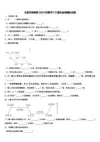 玉溪市通海县2023年数学三下期末监测模拟试题含解析