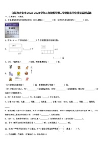 白城市大安市2022-2023学年三年级数学第二学期期末学业质量监测试题含解析