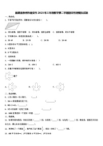 福建省泉州市南安市2023年三年级数学第二学期期末检测模拟试题含解析