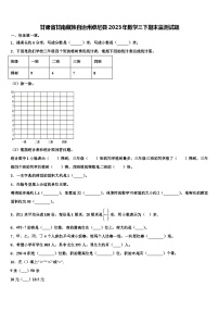 甘肃省甘南藏族自治州卓尼县2023年数学三下期末监测试题含解析