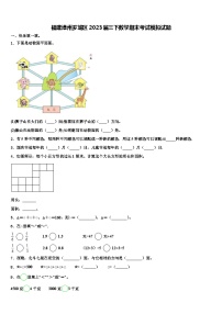 福建漳州芗城区2023届三下数学期末考试模拟试题含解析