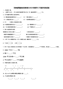 甘肃省陇南地区西和县2023年数学三下期末检测试题含解析