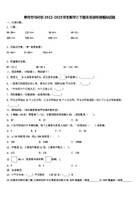 焦作市马村区2022-2023学年数学三下期末质量检测模拟试题含解析