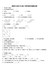 赣州市大余县2023届三下数学期末检测模拟试题含解析