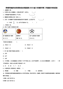 贵州黔西南布依族苗族自治州望谟县2023届三年级数学第二学期期末预测试题含解析