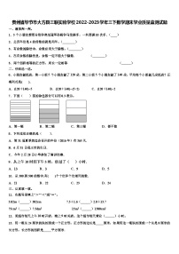 贵州省毕节市大方县三联实验学校2022-2023学年三下数学期末学业质量监测试题含解析