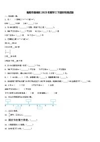 衡阳市雁峰区2023年数学三下期末检测试题含解析