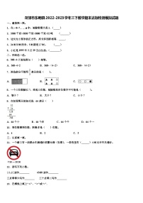 菏泽市东明县2022-2023学年三下数学期末达标检测模拟试题含解析