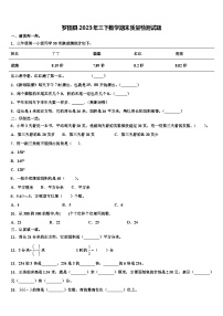 罗田县2023年三下数学期末质量检测试题含解析