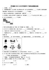 萨尔图区2022-2023学年数学三下期末监测模拟试题含解析